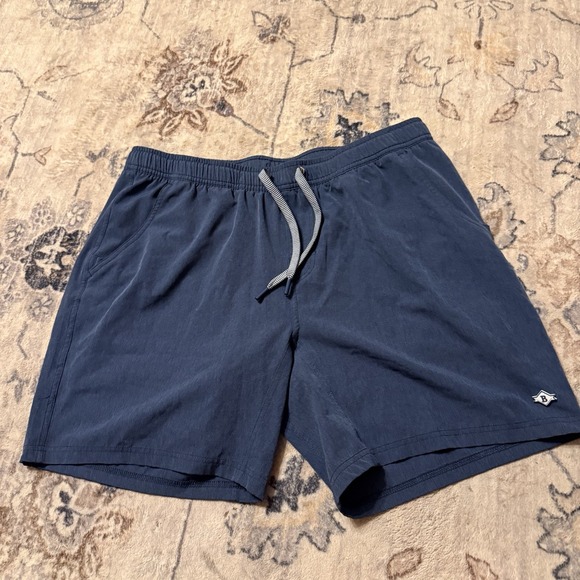Burlebo Navy Swim Trunks Size Large - Picture 1 of 5
